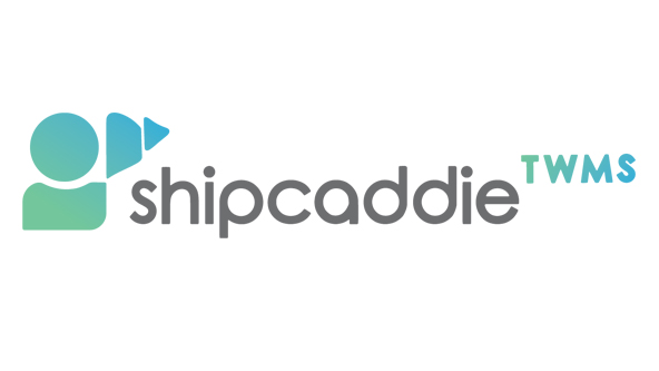 Person icon in blue and green with shipcaddie wordmark and TWMS superscripted